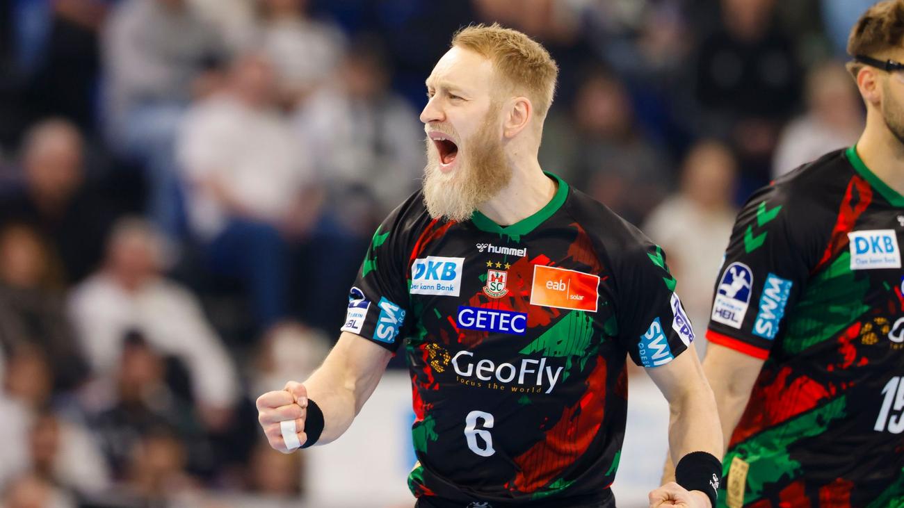 Bundesliga-Topspiel: Meister Magdeburg bezwingt…