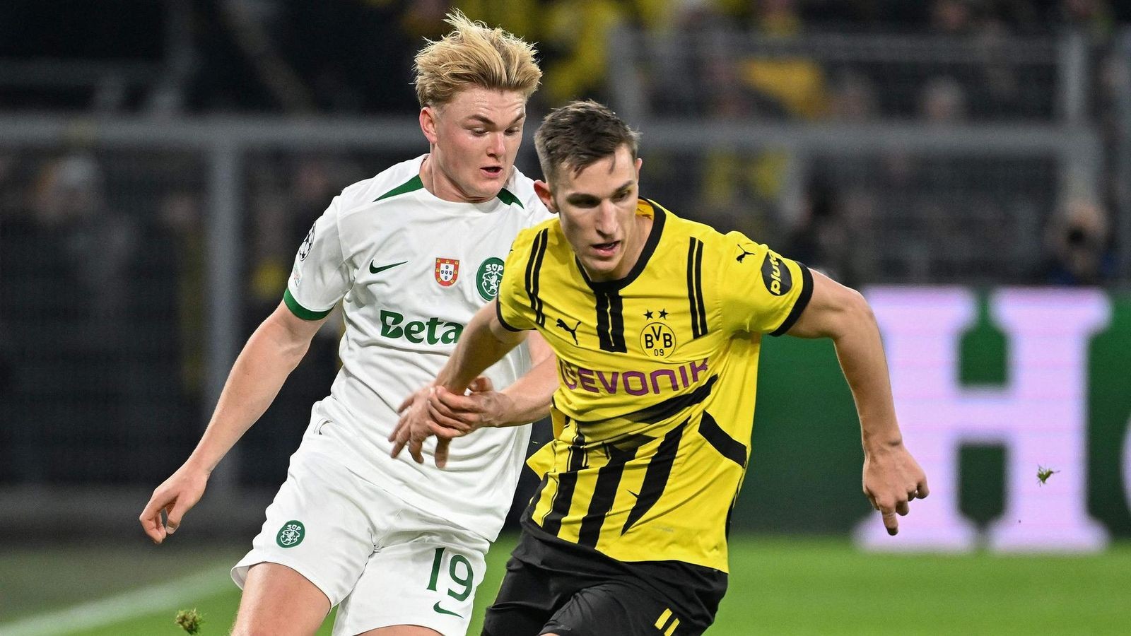 Borussia Dortmund gegen Sporting Lissabon