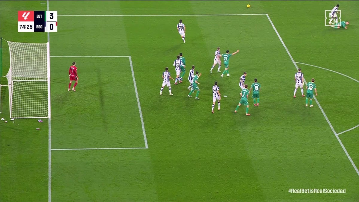 Betis – San Sebastian: Rote Karte für Becker in der 75.