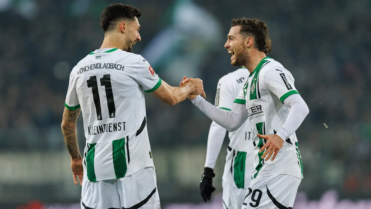 Die Bundesliga-Tabelle seit Gladbachs desaströsem