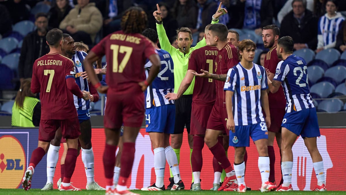 Europa League: Roma rettet Remis in Porto über die Zeit