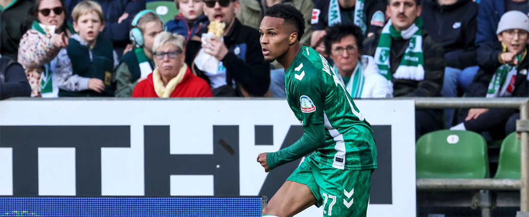 Felix Agu trainiert anteilig mit dem Team