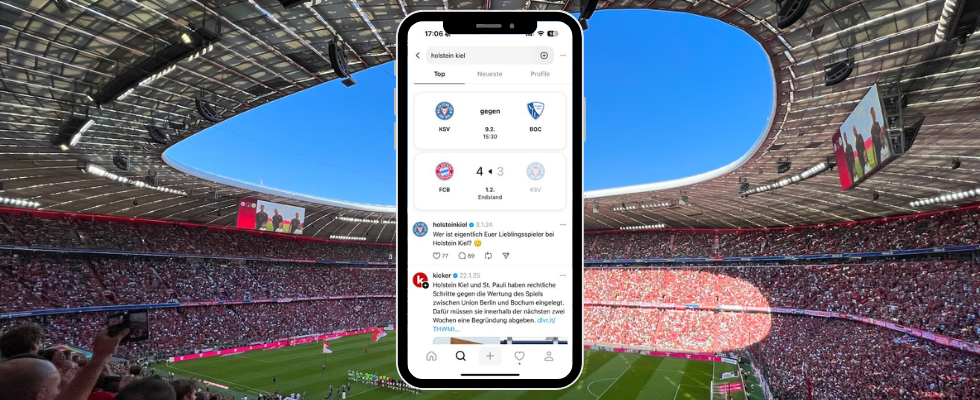 Die Bundesliga live auf Threads