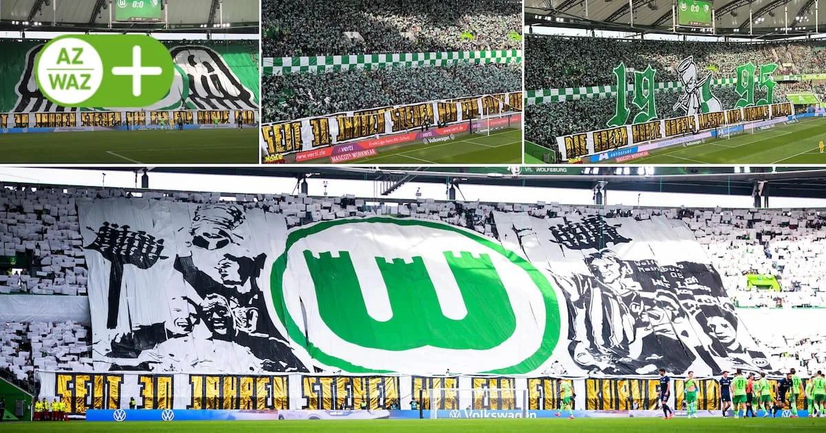 Mega-Choreo mit über 5000 Fahnen und monatelanger