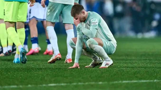 Nach Pokal-Aus muss bei Werder Bremen alles auf den