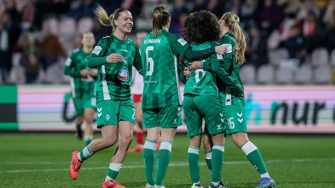 Nordderby im Halbfinale: Werder-Frauen treffen im Pokal