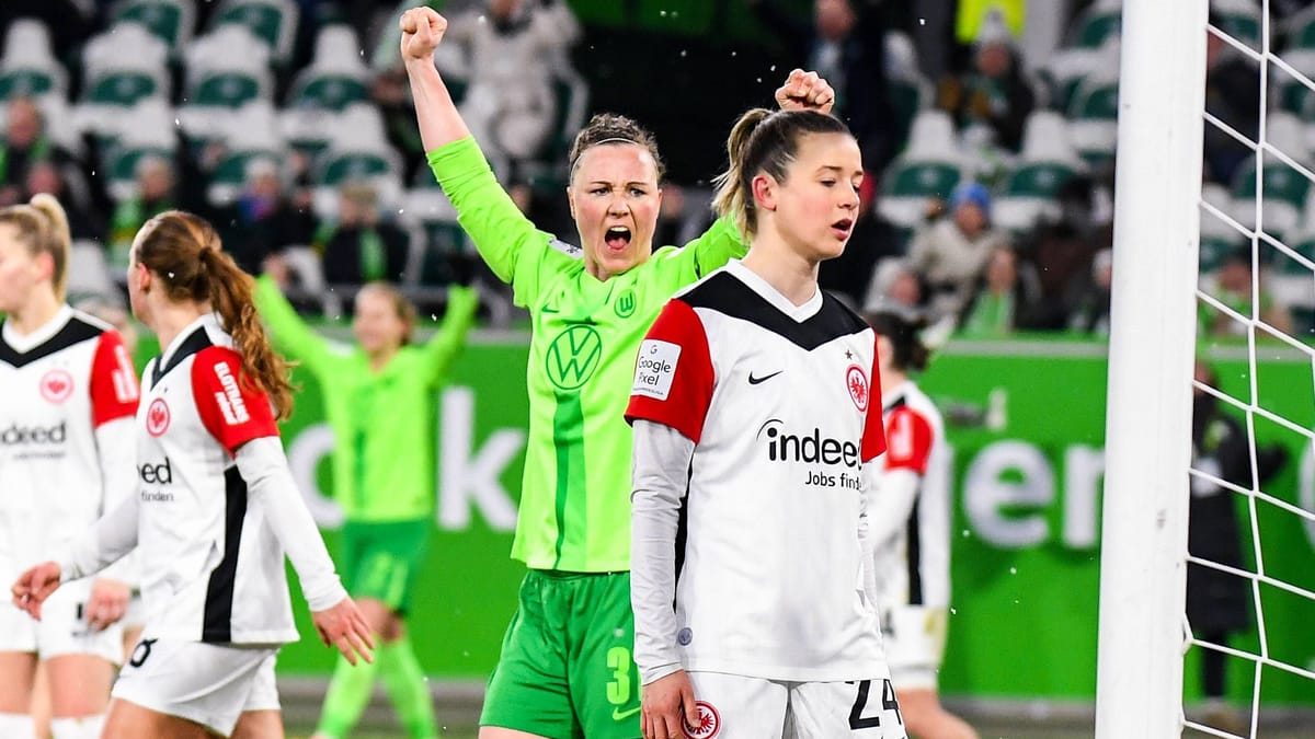 Klatsche im Topspiel – Wolfsburg demontiert Frankfurt