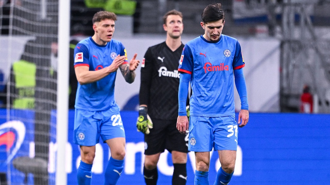 1:3 in Frankfurt – Holstein Kiel rutscht auf letzten…