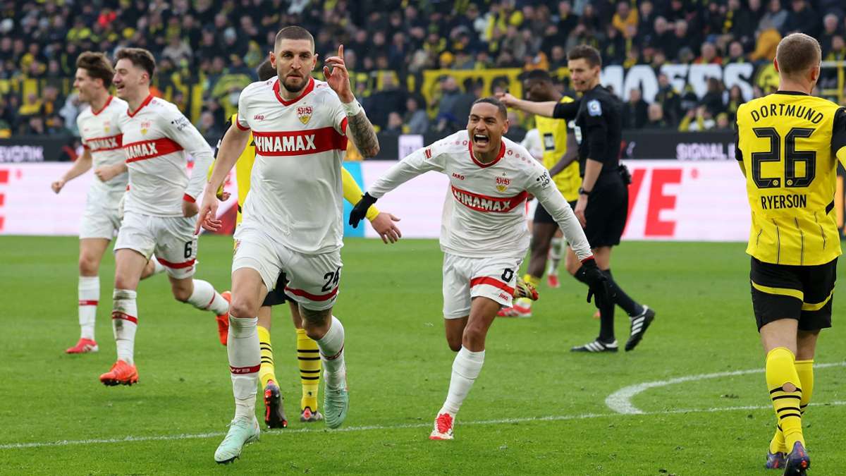 VfB Stuttgart bei Borussia Dortmund: BVB verpatzt Kovac-Debüt – Niederlage gegen Stuttgart