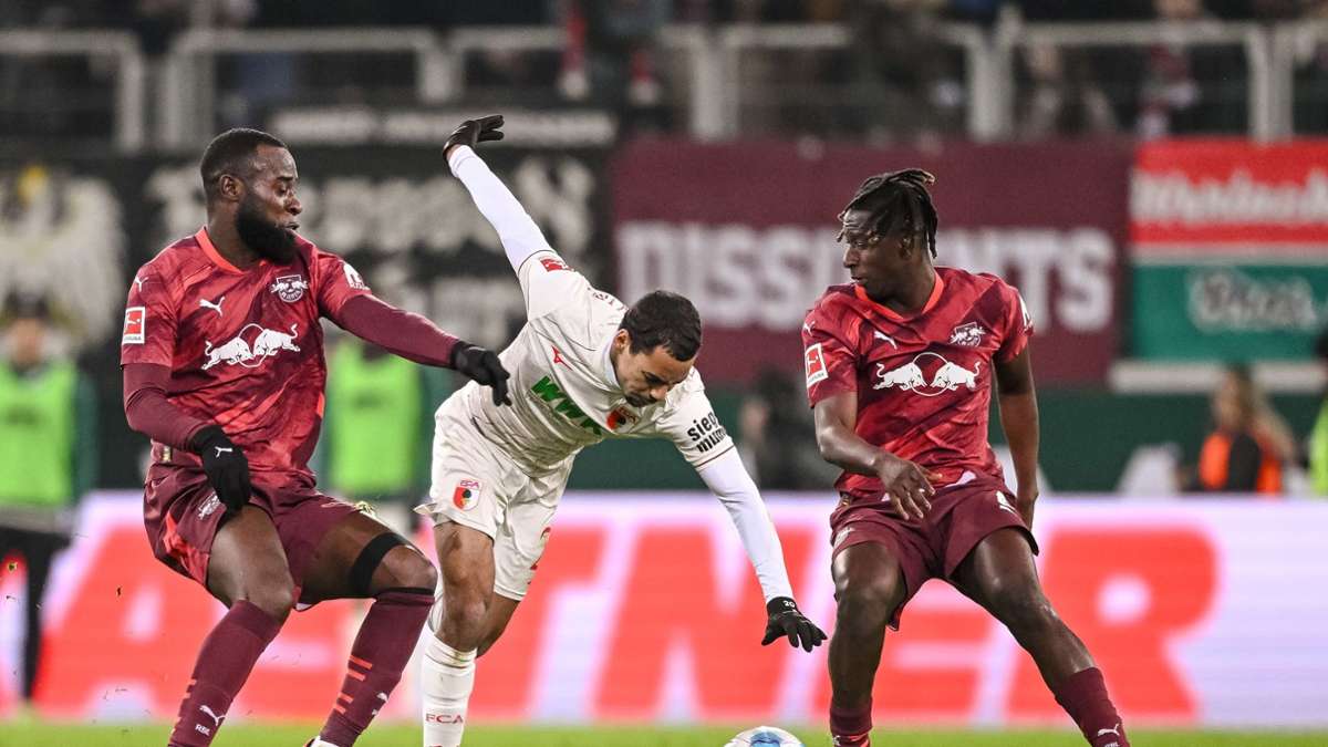 Fußball-Bundesliga: RB Leipzig mit Nullnummer in Augsburg