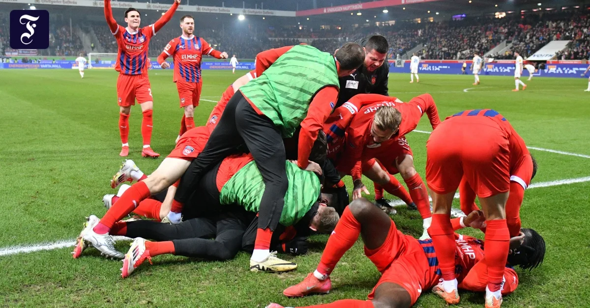 1. FC Heidenheim besiegt Holstein Kiel in Bundesliga-Abstiegskampf