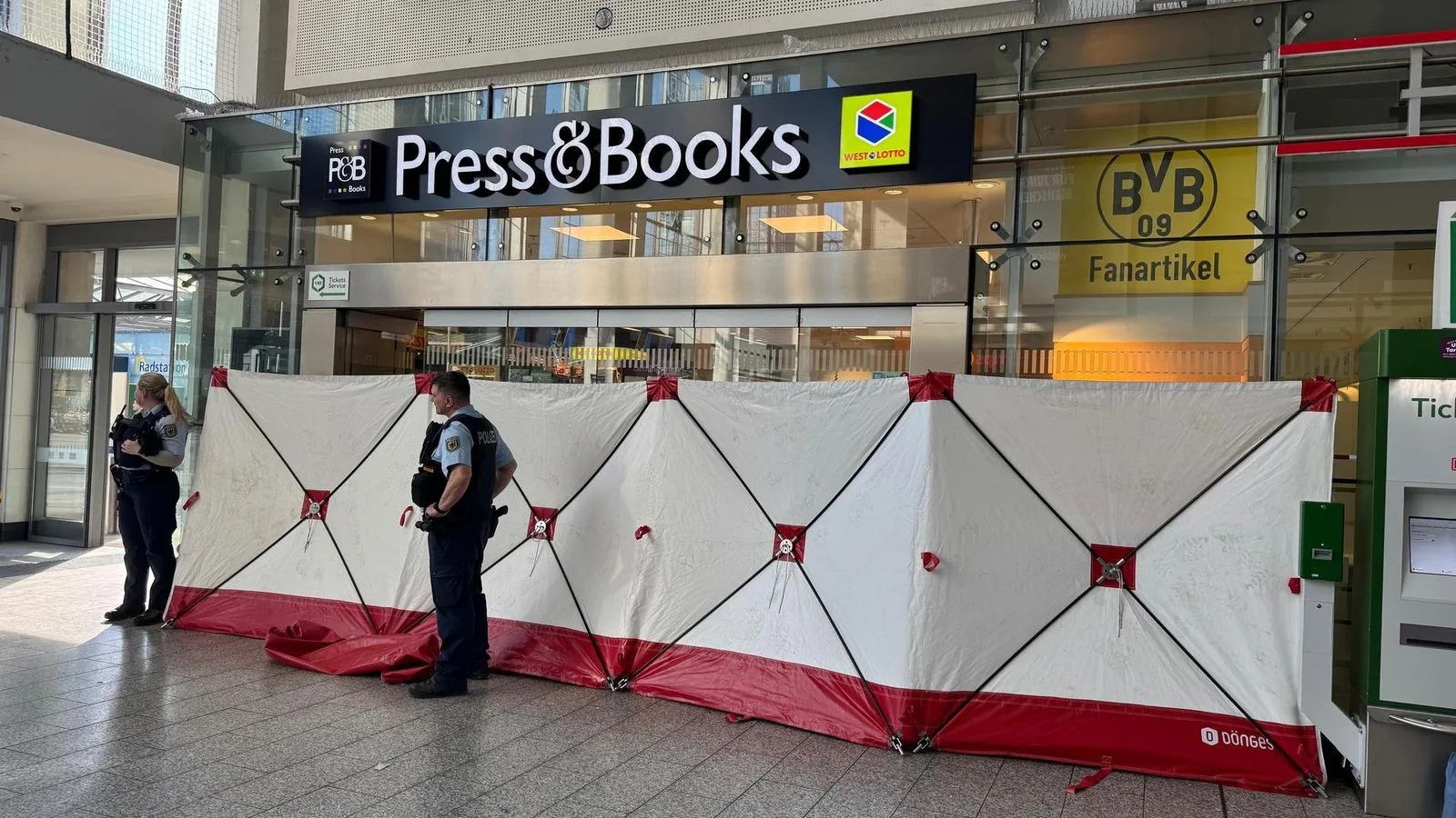 Messerangriff in Dortmund: Ticketverkäufer außer Lebensgefahr