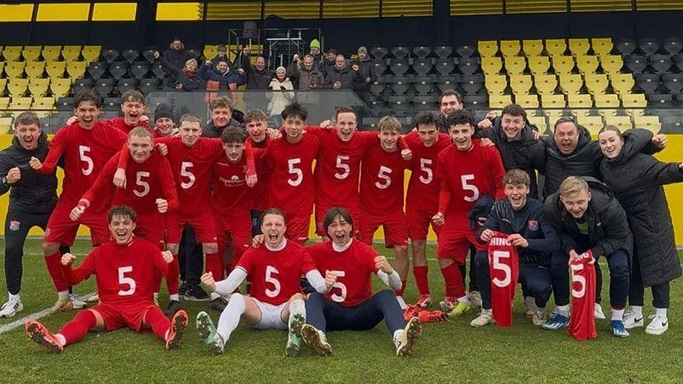 Hachings U19 gewinnt in Dortmund