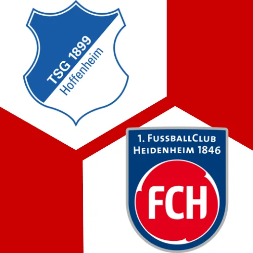 Aufstellung | TSG Hoffenheim – 1. FC Heidenheim : | 25.