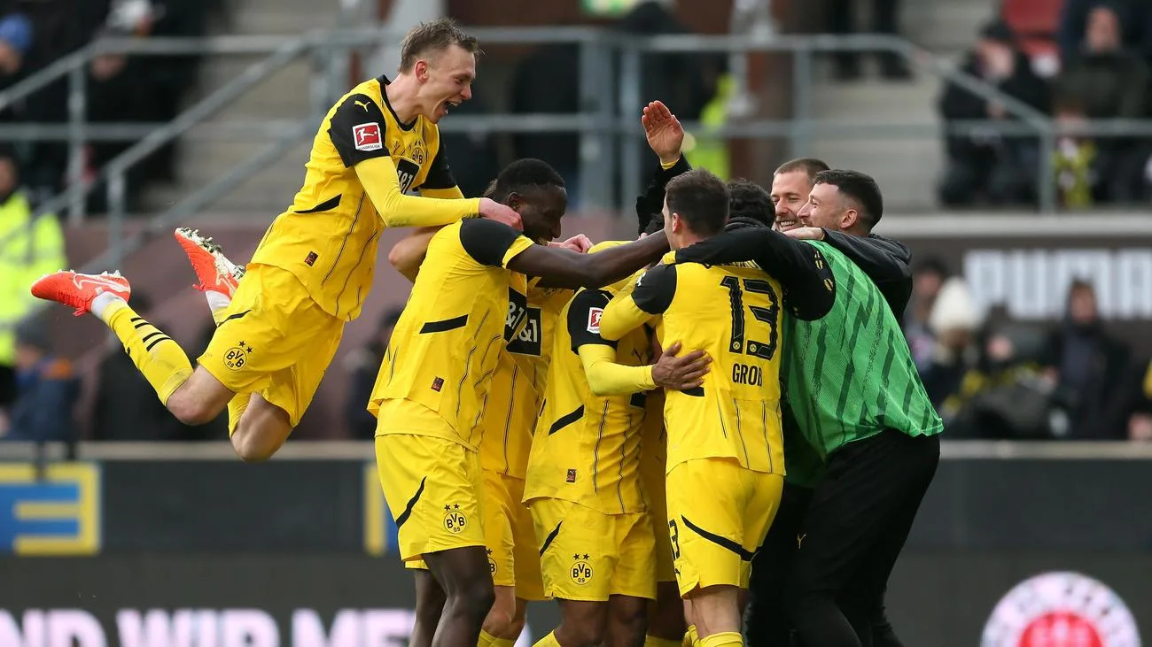 Bundesliga – 24. Spieltag: Dortmund gewinnt gegen St.