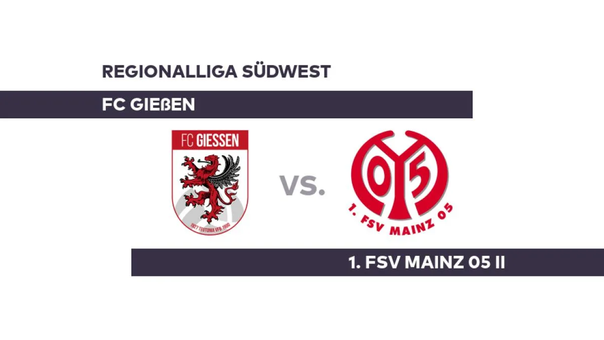 FC Gießen – 1. FSV Mainz 05 II: Mainz holt den ersten