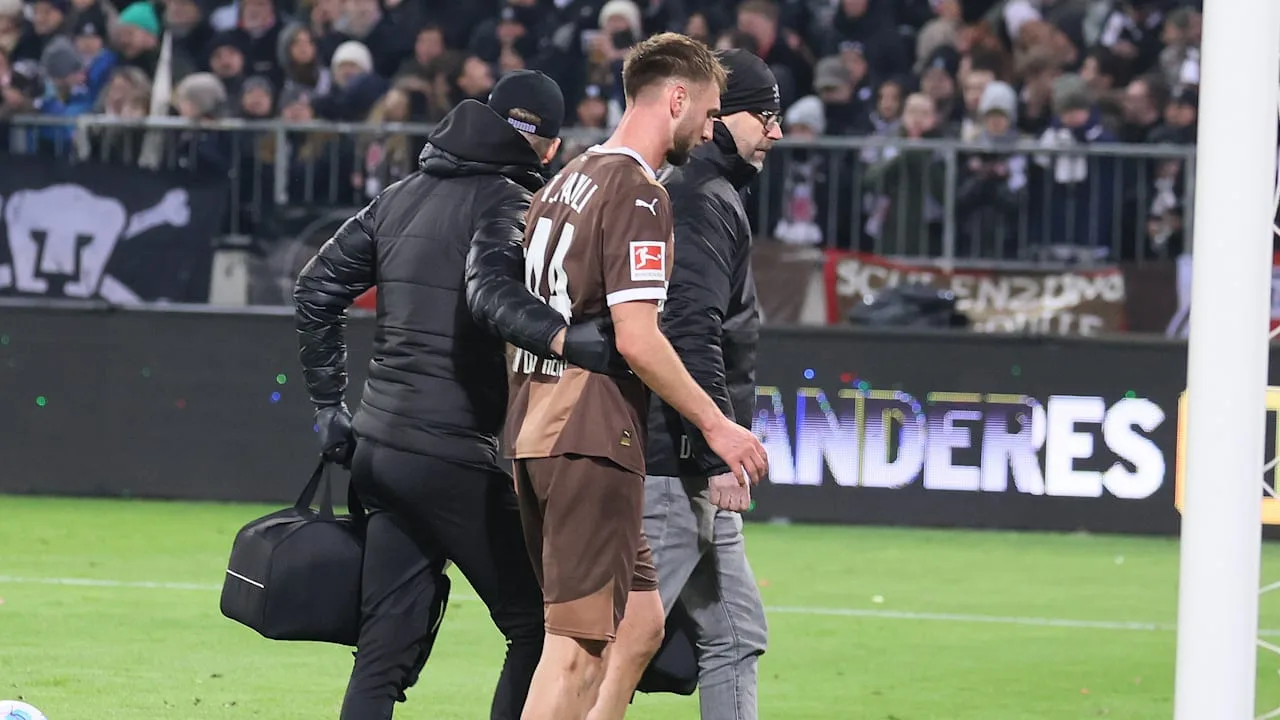 FC St. Pauli: Van der Heyden verletzt raus! Sorgen um
