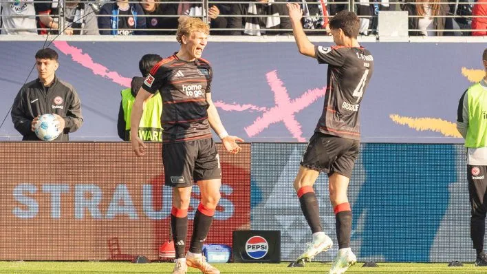 Fußball-Bundesliga: Union gewinnt dank starker zweiter Halbzeit in Frankfurt