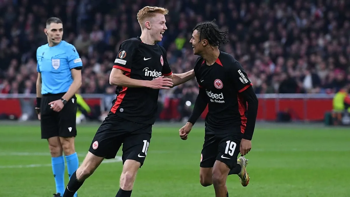 Larsson und Skhiri verschaffen SGE eine gute Ausgangslage