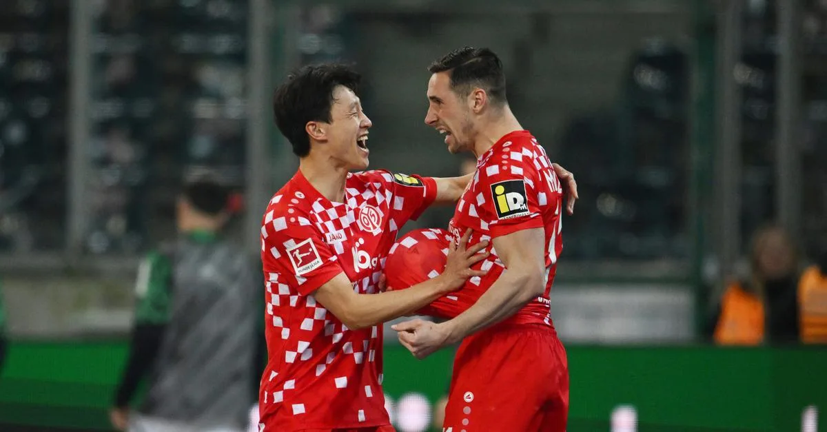 Mainz 05 jubelt auch in Gladbach und klettert auf Platz