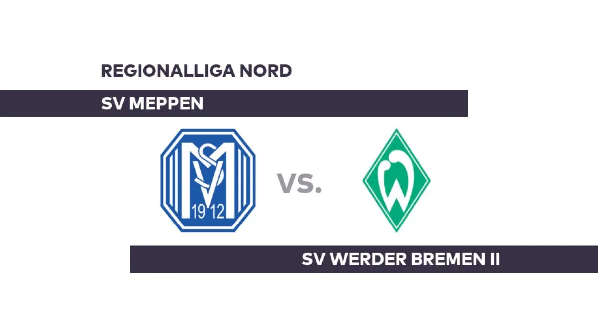SV Meppen – SV Werder Bremen II: Meppen im Negativtrend