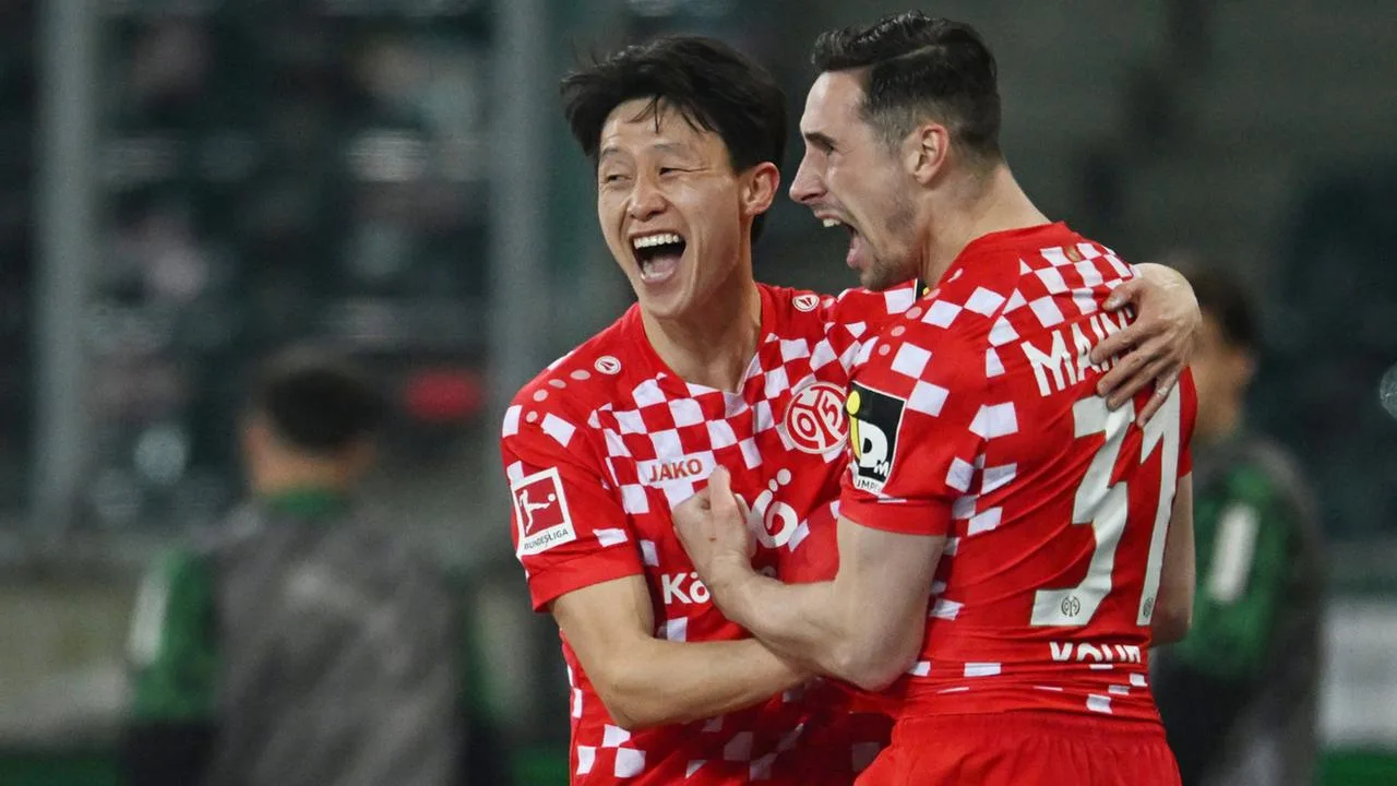 Sieg auch in Mönchengladbach: Mainz stürmt weiter
