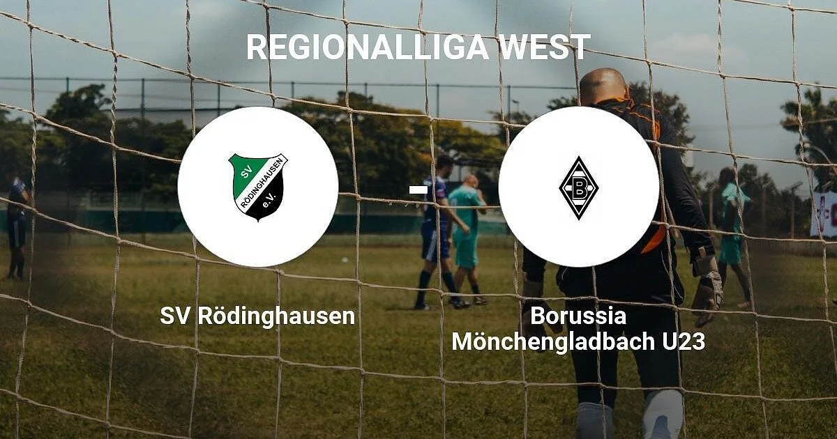Das Spiel zwischen dem SV Rödinghausen und der Borussia