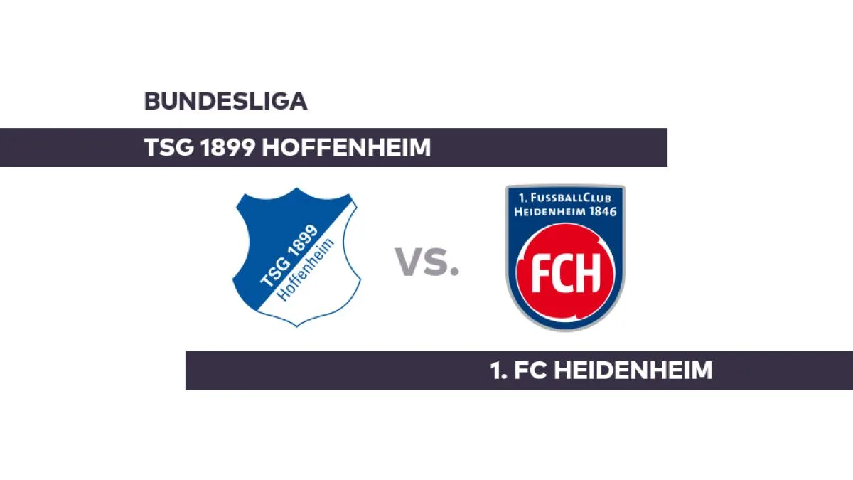 TSG 1899 Hoffenheim – 1. FC Heidenheim: Heidenheim sich