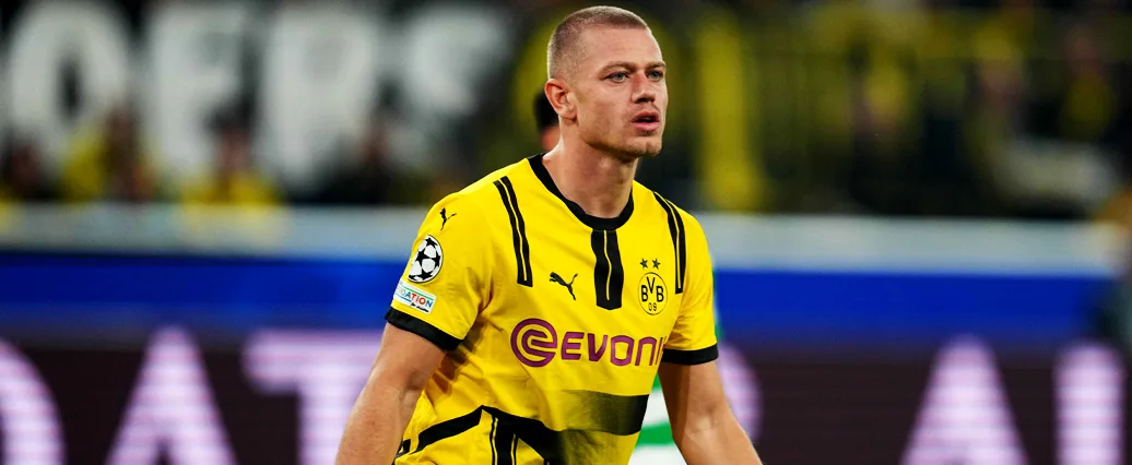 Julian Ryerson im BVB-Abschlusstraining an Bord