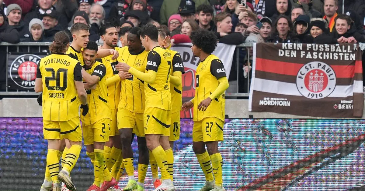 Borussia Dortmund triumphiert am Millerntor