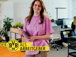 Marketingexpertin Kim Wölfel (33) lebt den BVB