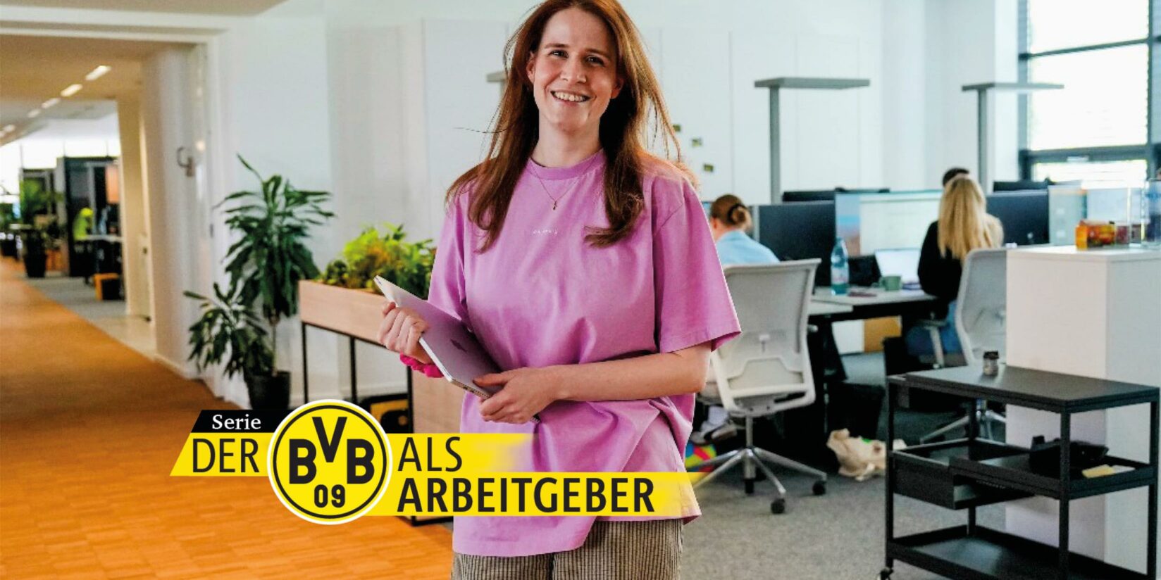Marketingexpertin Kim Wölfel (33) lebt den BVB