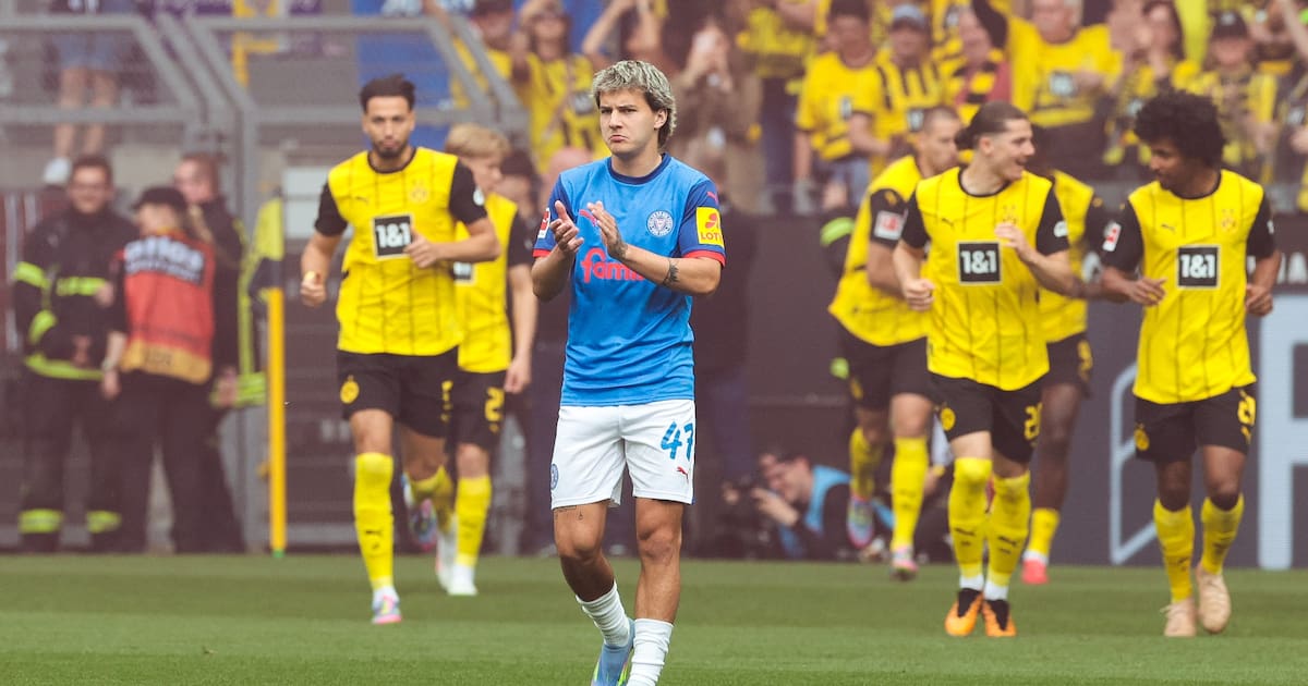 Holstein Kiel gegen Borussia Dortmund am 15.5.2025