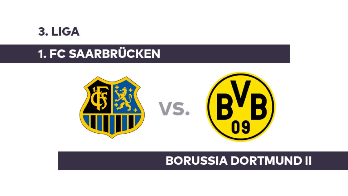 1. FC Saarbrücken – Borussia Dortmund II: Negativserie bei