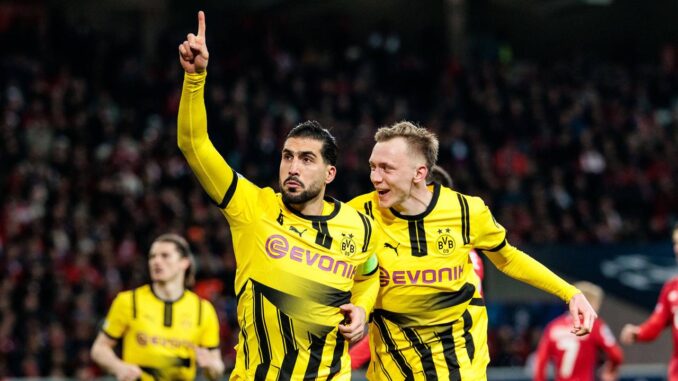 Trotz Rückstand: Dortmund im Trotz Rückstand: Dortmund im