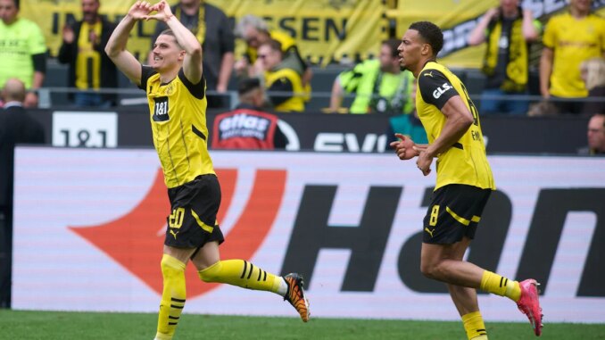 Fußball-Bundesliga - Bei Kieler Abschied: BVB krönt Fußball-Bundesliga - Bei Kieler Abschied: BVB krönt