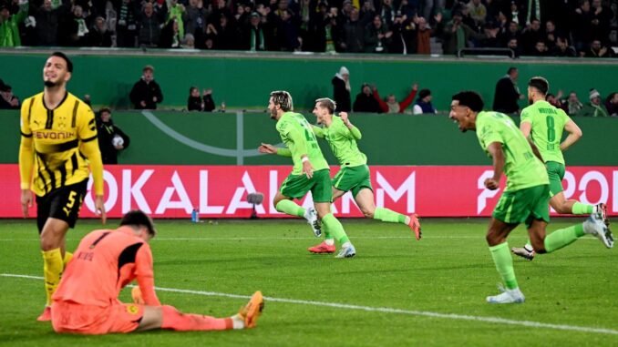 Wolfsburg wirft Dortmund aus dem DFB-Pokal Wolfsburg wirft Dortmund aus dem DFB-Pokal