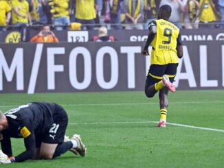 Pleite, Pech und Platzverweis: Holstein Kiel in Dortmund
