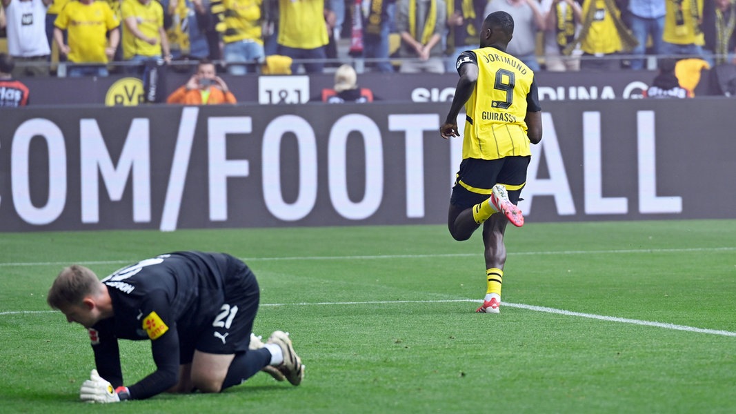 Pleite, Pech und Platzverweis: Holstein Kiel in Dortmund