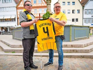Erfüllung eines Lebenstraums: Blinder Fan aus Leonberg