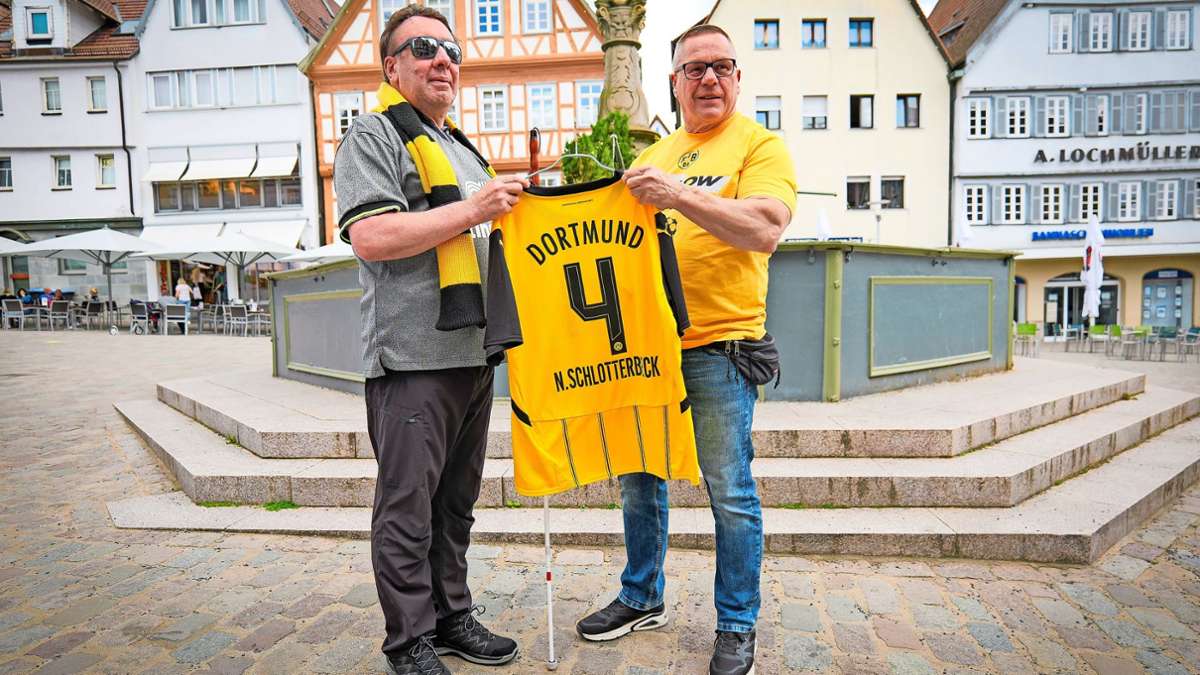 Erfüllung eines Lebenstraums: Blinder Fan aus Leonberg