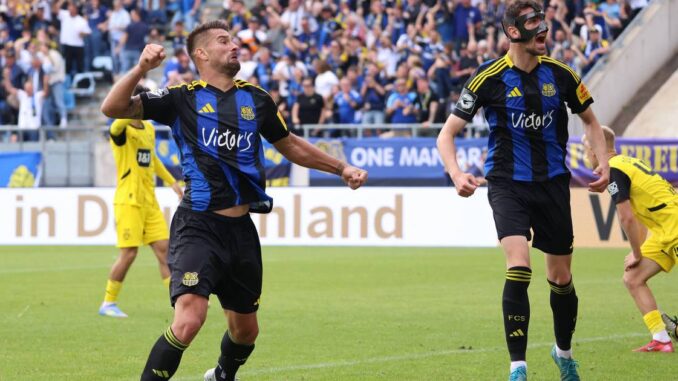 Patrick Schmidt schießt Saarbrücken in die Relegation Patrick Schmidt schießt Saarbrücken in die Relegation