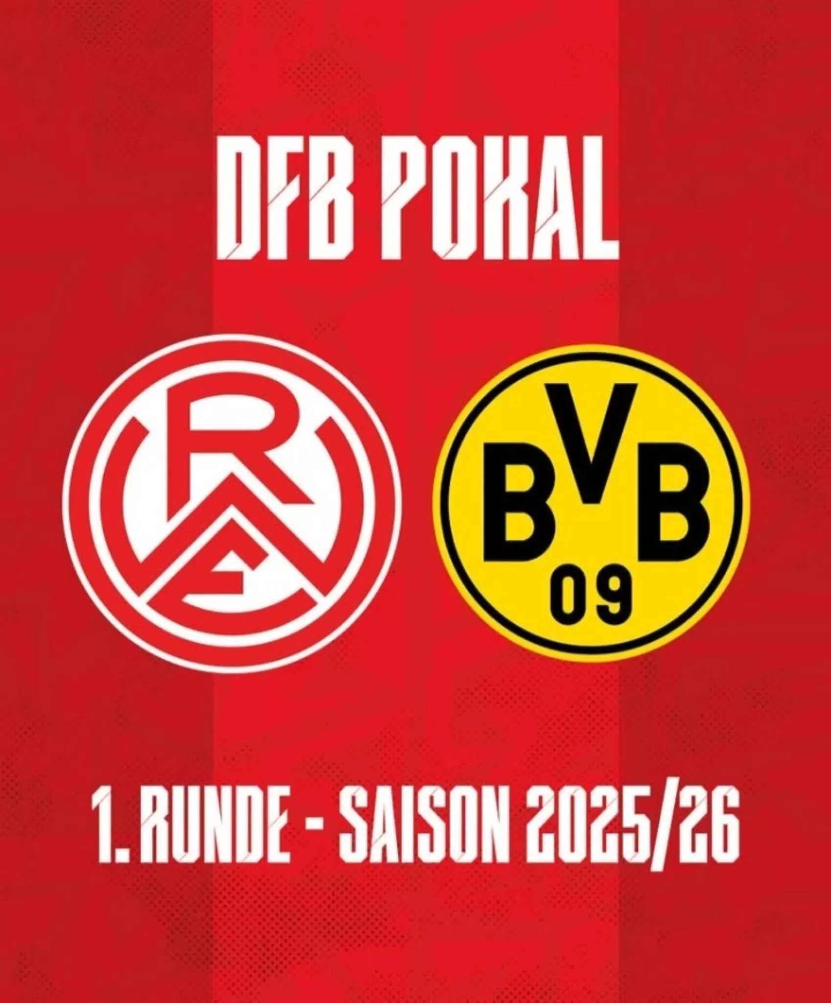 Pokalderby live in ARD und Sky: RWE empfängt Borussia