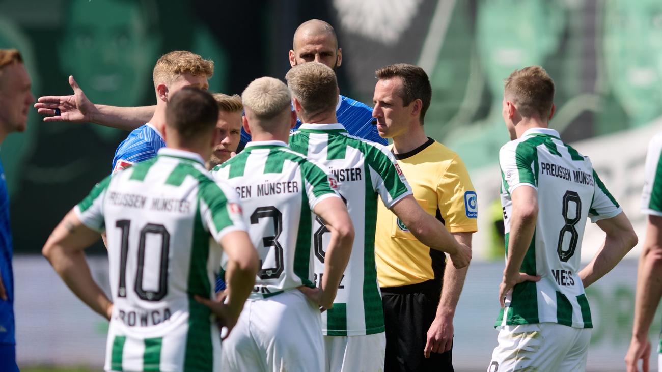 2. Bundesliga: Münster in höchster Not: Remis gegen