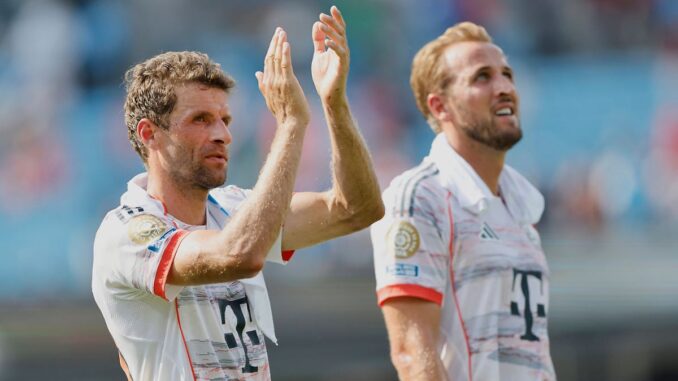 "Sind wir jetzt in Dortmund?": Thomas Müller kontert "Sind wir jetzt in Dortmund?": Thomas Müller kontert