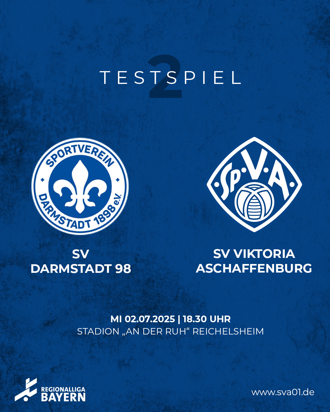 Highlight-Spiel gegen Zweitligist SV Darmstadt 98 –