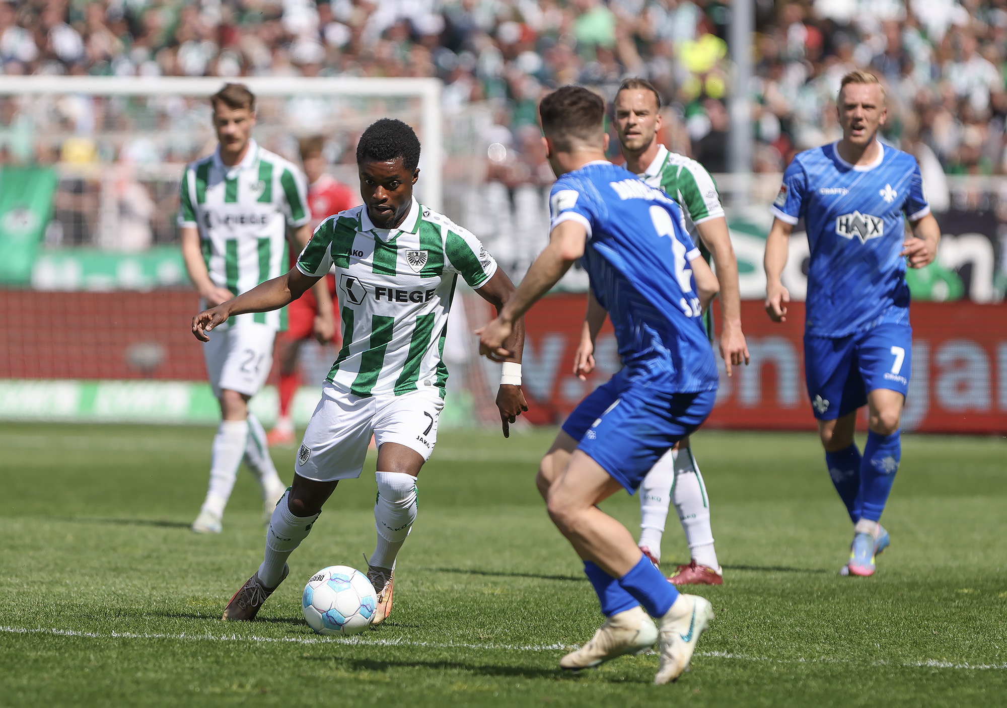 Einsatz und Leidenschaft stimmen beim 1:1 gegen Darmstadt