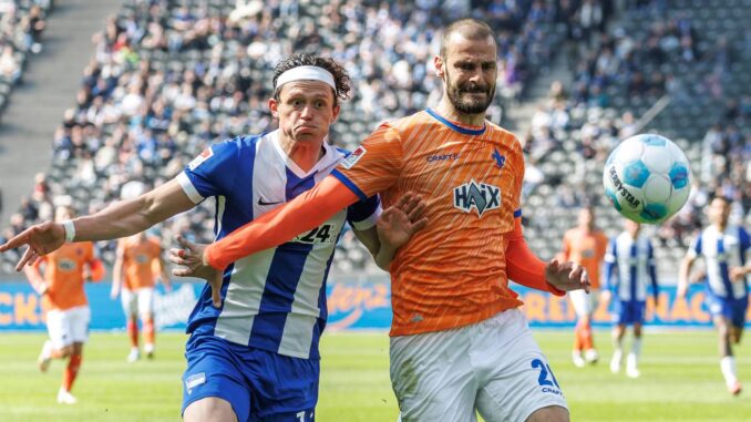 Nur ein Punkt zu Hause: Hertha BSC spielt 1:1 gegen Nur ein Punkt zu Hause: Hertha BSC spielt 1:1 gegen