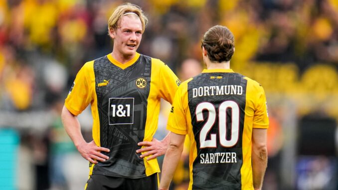 BVB droht großes Problem bei Brandt und Sabitzer BVB droht großes Problem bei Brandt und Sabitzer