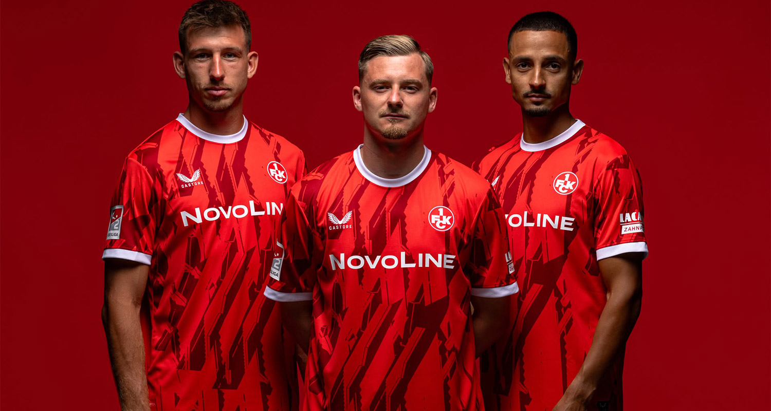 Rot, Weiß, Schwarz: So sehen die neuen FCK-Trikots aus